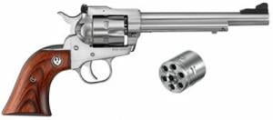 Ruger Single-Six Convertible Stainless/Rosewood 6.5" 22 Long Rifle / 22 Magnum Revolver - 0626