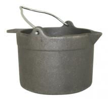 Cast Iron Lead Pot With Pour Spout 10 Pound Capacity - 2867795