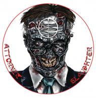 Zombie Dots Targets Attorney Slaughter Eight Inch Diameter 10 Pe - 4026301