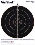 VisiShot 8 Inch Bullseye Target 10 Per Pack - 45802