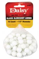Glass Slingshot Ammunition .50 Inch 75 Per Pack - 8383