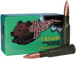 Brown Bear 7.62x54R 174 Grain Full Metal Jacket 500 Per Case - AB754FMJ
