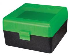 RS-100 Rifle Ammo Box .17 to .222 Magnum Clear Smoke/Black - RS-100-41T