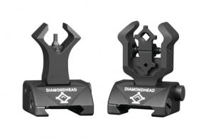 Diamond Integrated Sighting System Front/Rear Sights Matte Black - 1199