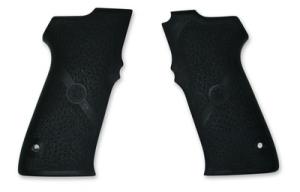 40/59 Series Full Size Hogue Grips With S&W Logo Black - 23560