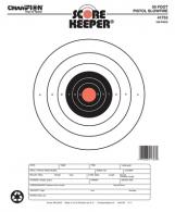 50 Foot Pistol Slowfire Orange Bullseye 100 Per Pack - 41753