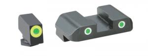 Ameriglo Spartan Set for Glock Green Tritium Handgun Sight - GL-243