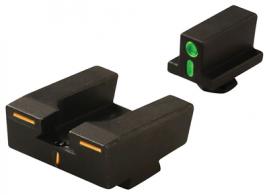 R4E Optimized Duty Sight Set Full Size For Glock Only Green Front/Orange Rear - ML12224G/O