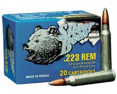 BEAR SILVER .223 Remington 62GR SP 20/25 - A223RSPN