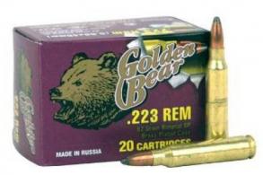 BEAR GOLDEN .223 Remington 62GR SP 20/25 - AG223SP