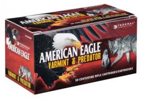 American Eagle Varmint FED .22-250 50GR JHP 50/5 - AE2225050VP