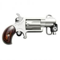North American Arms Skeleton Belt Buckle and Gun Combo 22 Long Rifle Revolver - NAA22LRBBS