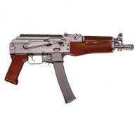Kalashnikov USA, KP-9 AK Pistol, 9mm 9.25" Barrel Red Wood Pistol Grip and Forend 30rd - KP9RW