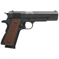 CDLY 1911 .45 ACP 5 Black BROWN CHECKERED GRIPS - 440112