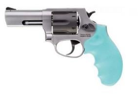 Taurus Black Cylinder Cyan Hogue Grip 38 Special Revolver - 285635CY