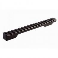 Weatherby Long Action Picatinny Rail 0 MOA, Black - PL0252150