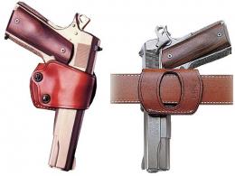 Galco Belt Slide Holster w/Open Muzzle For 1911 Style Auto w - YAQ212