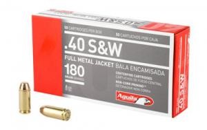 Main product image for Aguila Target & Range Full Metal Jacket 40 S&W Ammo 50 Round Box
