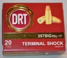 DRT Terminal Shock .357sig 85gr 20rds - 11904