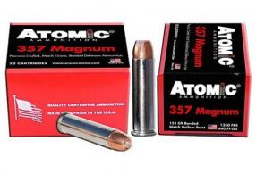 Atomic Ammunition 357 Magnum 158 Grain Bonded Jacketed Hollow Point Box of 20 - A4614