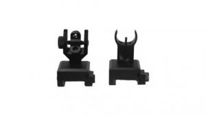 JE Machine Tech Front and Rear Folding Back Up AR 15 Sights - TS-PS24B