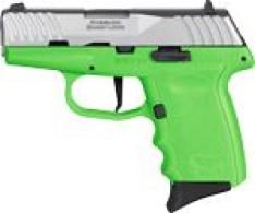 SCCY DVG-1 Lime/Stainless Steel 9mm Pistol - DVG1TTLG