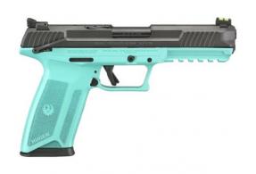 Ruger 57 5.7x28m 5" Pistol Turquoise w/Black Slide 20+1