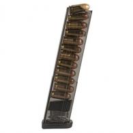 ETS For Glock 42 380ACP 12rd Carbon Smoke Mag - SMKGLK4212