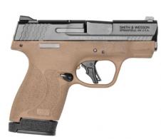 Smith & Wesson M&P 9 Shield Plus Flat Dark Earth/Black 9mm Pistol - 13633