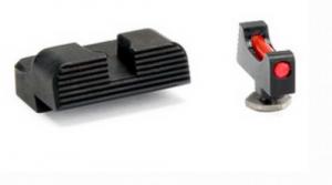 Zaffiri Precision Fiber Optic Sight Set Red For Glock - HD.Sights