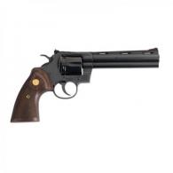 Colt Python .357 Magnum 6" Blue, Wood Grips, 6 Shot