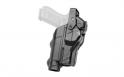 Rapid Force Mid-Ride For Glock 19/45 w/Light Duty Holster Level 3 - RD-M-0057-BK-RH