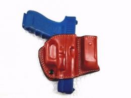 Black Belt Holster with Mag Pouch Leather Holster Fits Glock 17/22/31 - 13MYH107LP