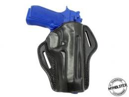 Black Beretta 92FS Open Top Right Hand Leather Belt Holster - Pick your color - 42862431043740