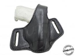 BLACK Beretta 3032 Tomcat Right Hand OWB Thumb Break  Black Leather Belt Holster - 12MYH105LP