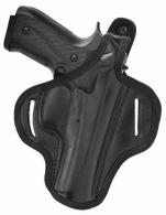 Black Beretta 92FS Compact OWB Thumb Break Leather Belt Holster | Akar - 42862425931932