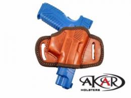 Brown Beretta Px4 Storm .40 S&W OWB LEATHER QUICK DRAW BELT SLIDE HOLSTER - B6103BR