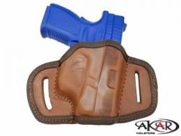 BROWN XD 40 Subcompact Right Hand OWB Open Top Quick Draw Belt Holster, Akar - B5136_26