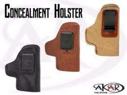 Brown Ruger LCP IWB Inside Pants CCW Clip-On Holster - Choose Your Color - 42862369800348