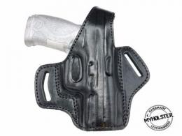 BLACK Walther P22 OWB Thumb Break Right Hand Leather Belt Holster - 12MYH105LP_BL