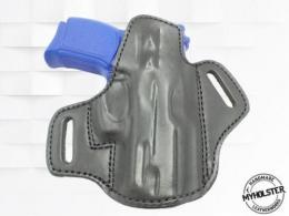 Brown Premium Quality Black Open Top Pancake Style OWB Holster Fits Kahr PM9 - 30MYH105OT.1_BR