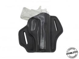 Black Sig Sauer P938 Right Hand Open Top Leather Belt Holster - 41MYH105OT_BL