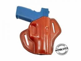 Black Right Hand Open Top Leather Belt Holster Fits Glock 37 - 50MYH105OT_BL_
