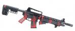 EMPEROR ARMS RED FLAME GEN2 COBRA12 METAL MAG FED / 2 5rd MAGS PLUS CASE - COBRAM_REDFLAME