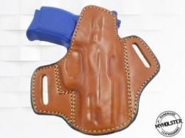 Brown Springfield Armory Hellcat Premium Quality Black Open Top Pancake Style OWB Holster - 30MYH125OT_BR