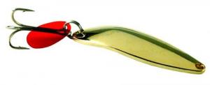 SS SHUR-STRIKE SPOON 1/4oz GOLD with Red Tab - SES25G-1