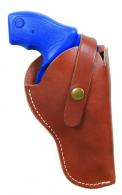 Allen Red Mesa Leather Revolver Hip Holster Brown Size 04 - 4494