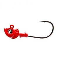 Fathom Pro-Select Jig Head 3/8oz Red, 4 pack - JH01-3/8-RED