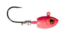 Z-Man Micro Shad HeadZ 1/8 oz, Pink Glow, 4 Pack - MSH18-01PK4