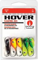 VMC Hover Jig, Floating Jig Head, #4 Size, #2 Hook, UV Kit Assorted - HVJ#4K